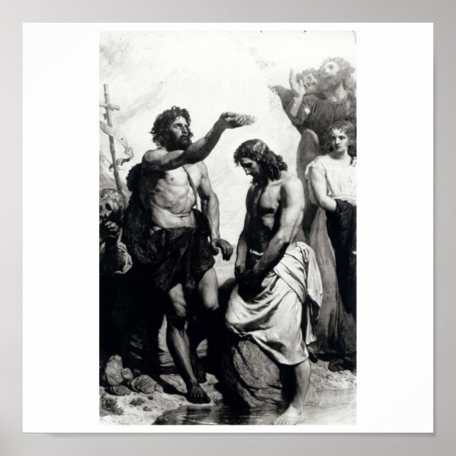 Póster Batismo do Cristo. cerca de 1879 (Frente)