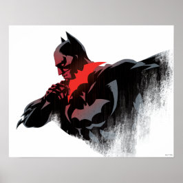 Poster Batman Batarang Carmesim