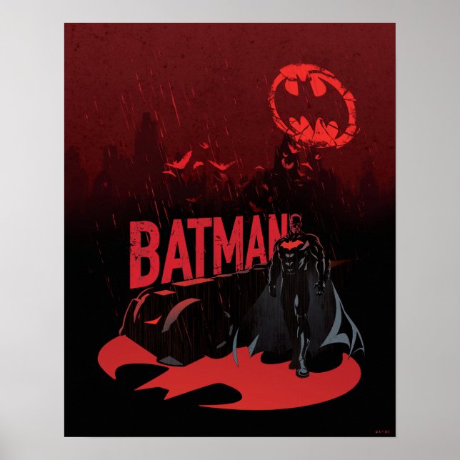 Poster Batman Crimson Rain (Frente)