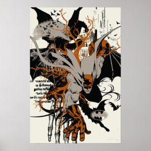 Poster Batman e Árvore