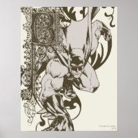 Batman e Letra B Decortada