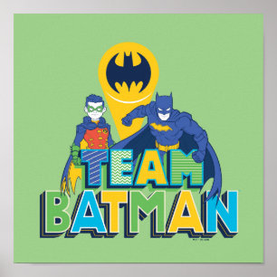 Poster Batman Equipe Batman e Robin