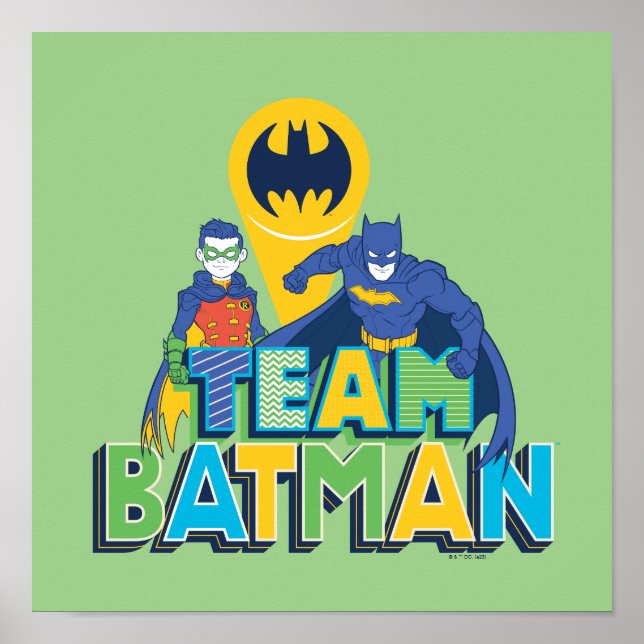 Poster Batman | Equipe Batman e Robin (Frente)