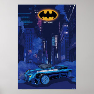 Poster Batman Patrulha Noturna na Cidade de Gotham