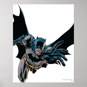 Póster Batman Pulando Para Frente, Grite