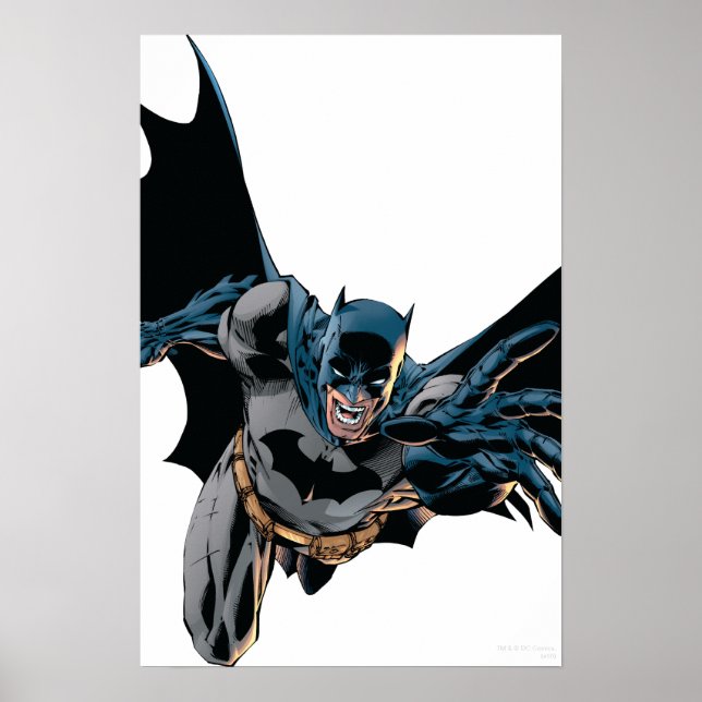 Poster Batman Pulando Para Frente, Grite (Frente)