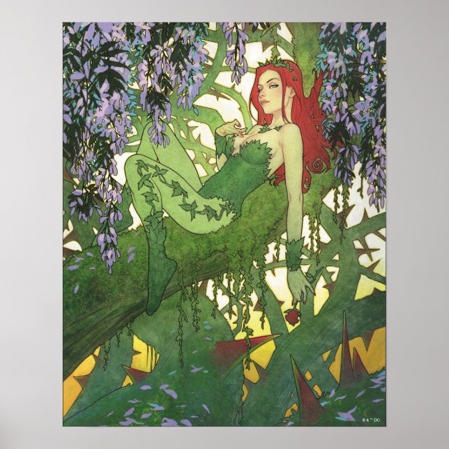 Poster Batman Rebirth Poison Ivy Cover Illustration (Frente)