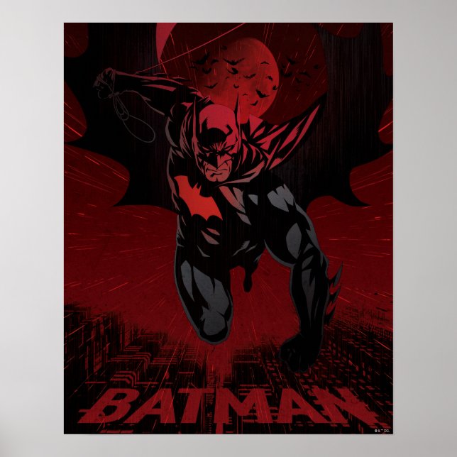 Poster Batman Salto Carmesim (Frente)