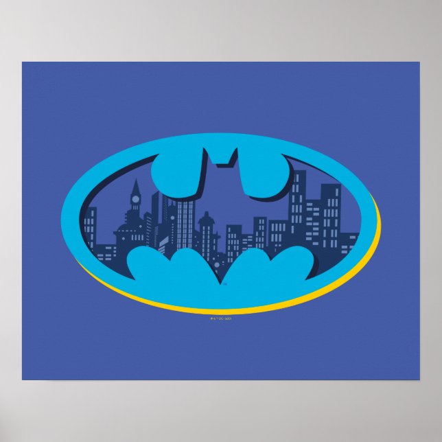 Poster Batman | Símbolo da cidade de Arkham (Frente)