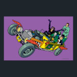 Poster Batman Villains Em Jokermobile<br><div class="desc">Batman TV Series (1966)</div>