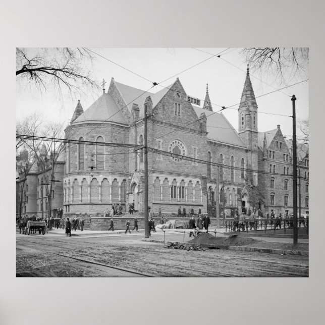 Póster Battell Chapel (Universidade de Yale) (Frente)