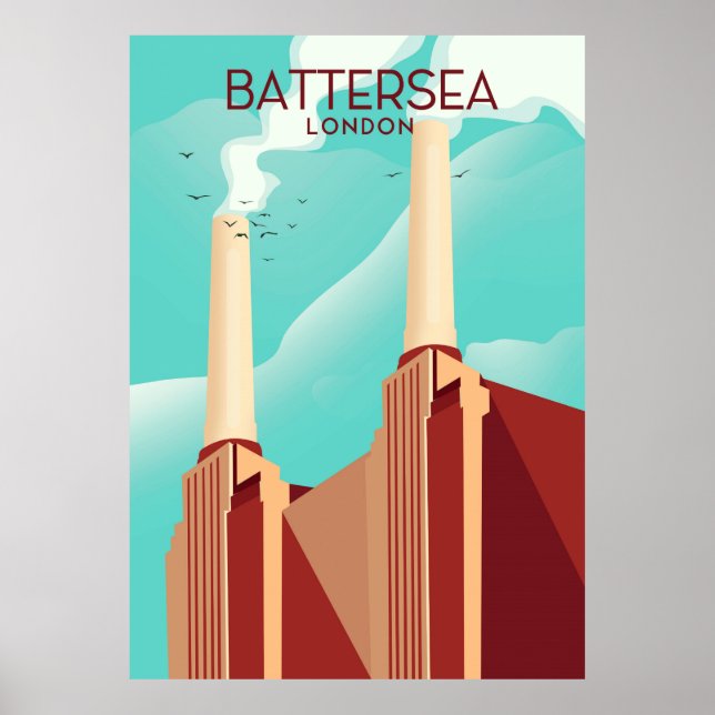 Poster Battersea London (Frente)