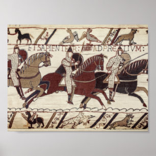 Poster Battle of Hastings - Norman knights