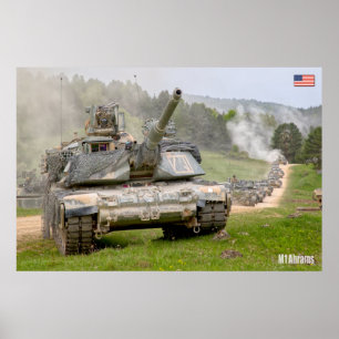 Poster BATTLE TANK – M1 Abrams