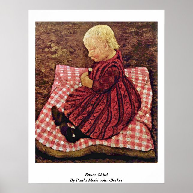 Póster Bauer Child Por Paula Modersohn-Becker (Frente)