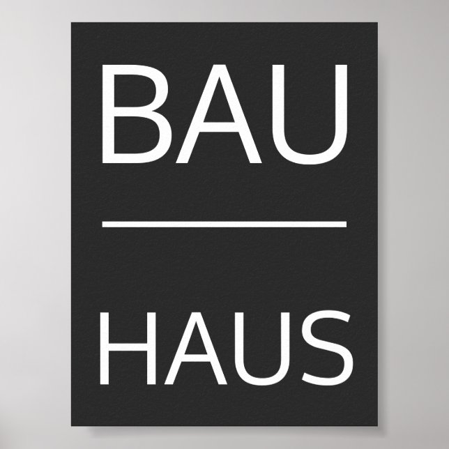 Poster Bauhaus (Frente)
