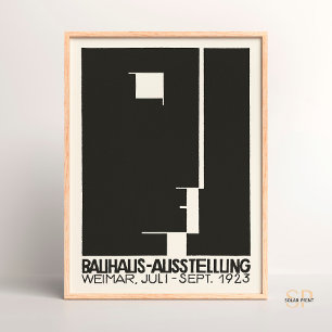 Poster Bauhaus Austellung Exposição Moderna Artística de 
