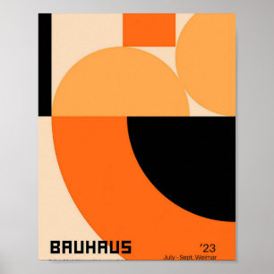 Poster bauhaus, bauhaus design, design moderna, geométric