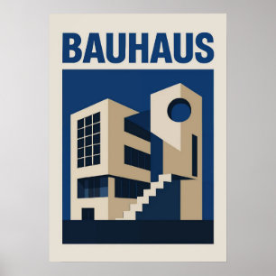 Poster bauhaus, bauhaus design, design moderna, geométric