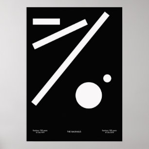 Poster bauhaus, bauhaus design, design moderna, geométric