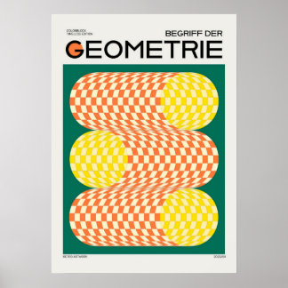 Poster bauhaus, bauhaus design, design moderna, geométric