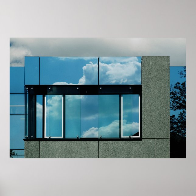 Póster Bauhaus Blue (Frente)