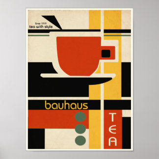 Póster Bauhaus Design Tea