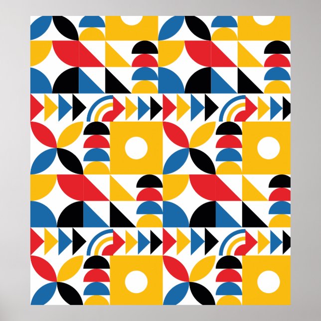 Poster Bauhaus Inspirou Meio século Contemporâneo (Frente)