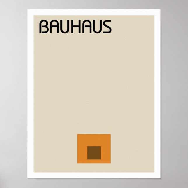 Poster Bauhaus Minimalist II (Frente)