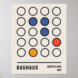 Poster Bauhaus Poster, Bauhaus Ausstellung 1919 B21