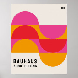 Poster Bauhaus Poster, exposição Bauhaus 1919 B18