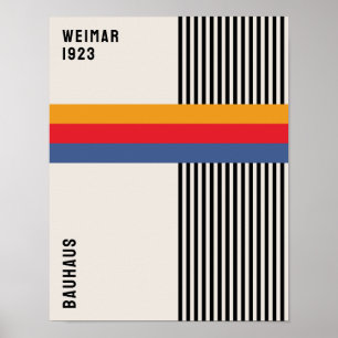 Poster Bauhaus Poster, exposição Bauhaus 1923 B30