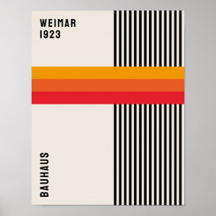 Poster Bauhaus Poster, exposição Bauhaus 1923 B31