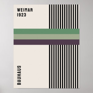 Poster Bauhaus Poster, exposição Bauhaus 1923 B32