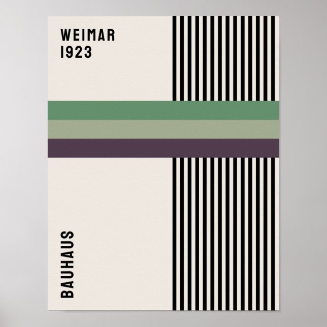 Poster Bauhaus Poster, exposição Bauhaus 1923 B32 (Frente)