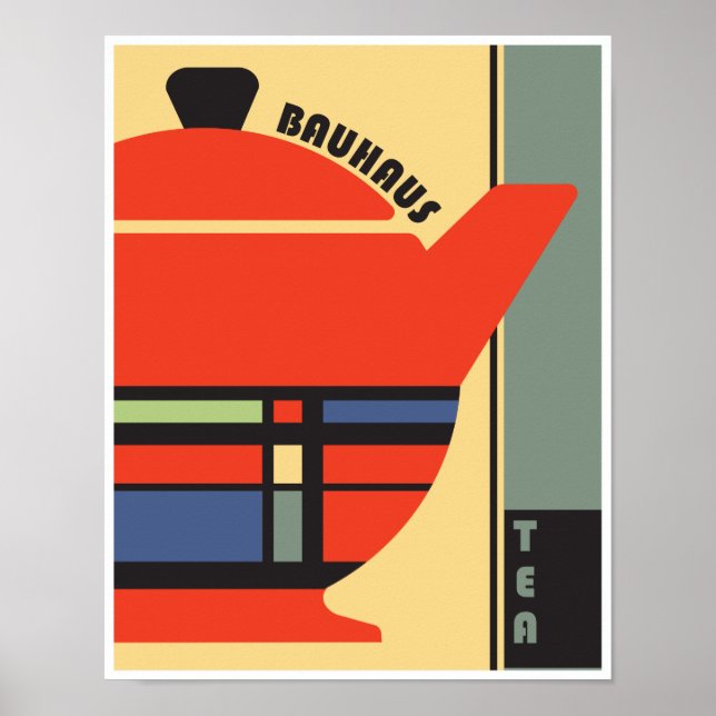 Poster Bauhaus Tea Pote 1 (Frente)