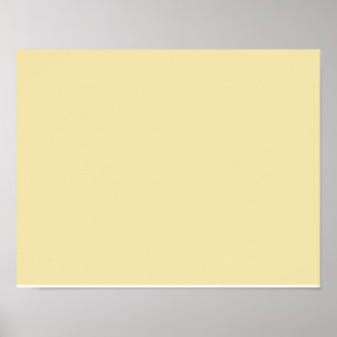 Póster baunilha cor