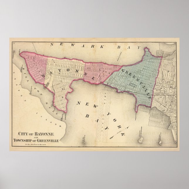 Póster Bayonne Greenville (Frente)
