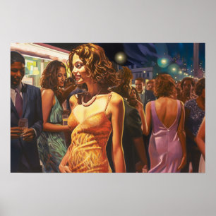 Poster Bayside Latina à noite