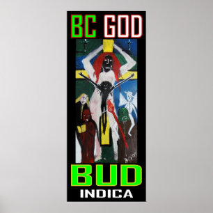 PÓSTER BC GOD BUD INDICA