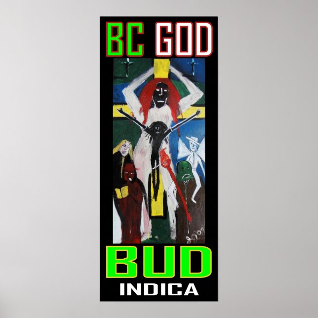 PÓSTER BC GOD BUD INDICA (Frente)