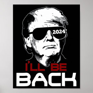 Poster Be Back Trump 2024