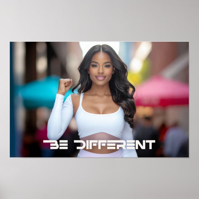 POSTER BE DIFFERENT (Frente)