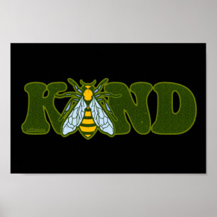 Poster BE-KIND - ABELHA motivacional