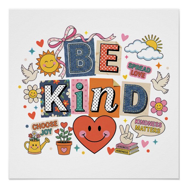 Póster Be Kind - Kindness Matters (Frente)