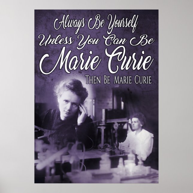 Poster Be Marie Curie (Frente)