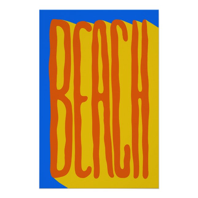 Póster Beach (Frente)