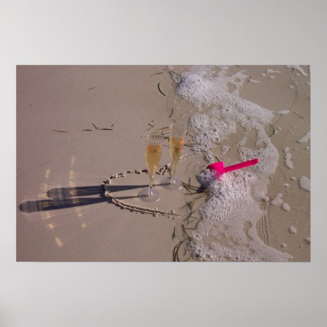 Póster Beach Bubble por tdgallery (Frente)