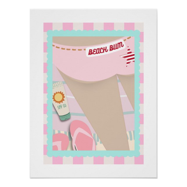 Póster Beach Bum Border 2 Poster (Frente)