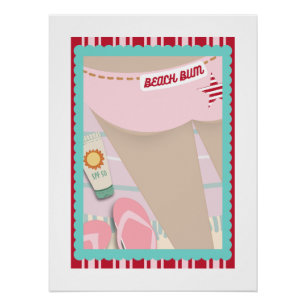 Póster Beach Bum Border 3 Poster